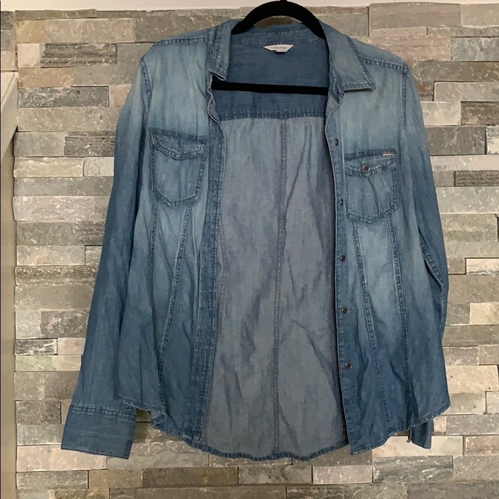 CK denim shirt